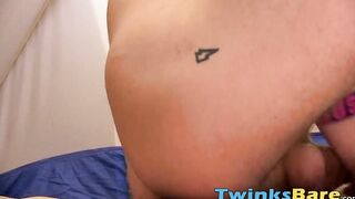 Twinks have oral sex before ass fucking without protection