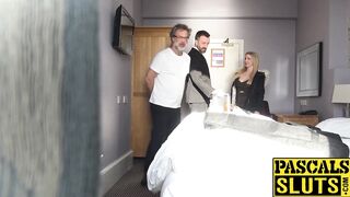 Gorgeous sub Georgie Lyall dominated with big cock