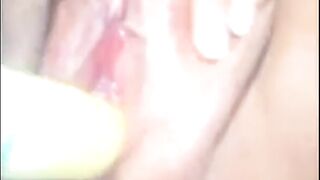 Japanese Girl's Solo Cellphone Fun