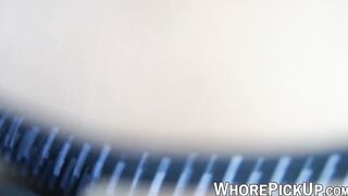 Picked up young whore fucked and mouth filled with warm jizz