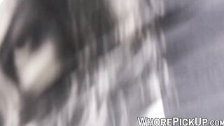 Picked up young whore fucked and mouth filled with warm jizz