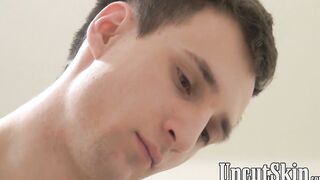 UncutSkin.com - Alexander and Tristan play with their uncut peckers together