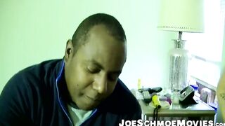 JoeSchmoeMovies.com - Hung daddy Joe has interracial threesome fuck session