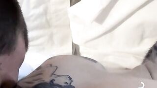 Seductive TwinkÂ Sensational DeepthroatÂ in a Cloud of Smoke