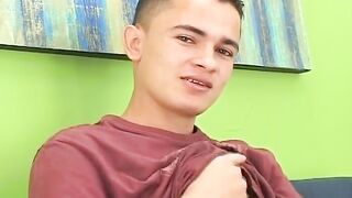 Saul is a cute latino twink with a skinny and smooth body