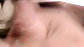 Mature black gay sucks young balls and eats warm cum