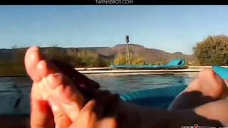 Asher And Brenden Hotties In The Pool