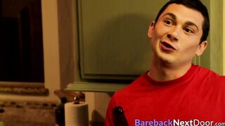 Muscular jocks rimmming and blowing before pounding raw