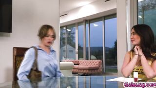 Lilly Bell gives Jane Wilde plenty of spanking