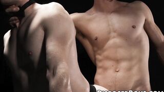 DisposedBoys.com - Bald stud Adam Snow rammed hard the smooth asshole of sexy Serg Sh