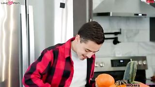Whitney Oc is decorating a pumpkin when her stepson Juan Loco tries to tell her he's leaving to hang out