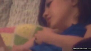 Peeking at my stepmom masturbating on couch
