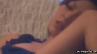 Peeking at my stepmom masturbating on couch