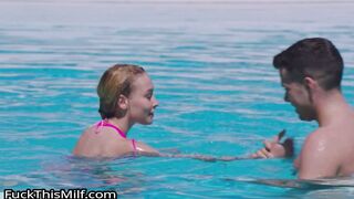 Concierge Vanessa steals hotel guest away from his GF