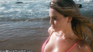 Curvaceous Blonde model Blake seduces photographer