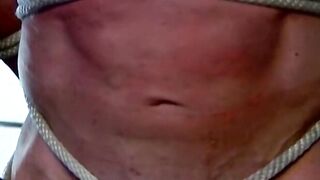 Handsome Derek Pain loves the pleasure from being cock rubbed by his tormentor