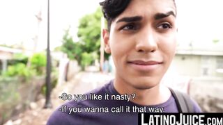 LatinoJuice.com - Straight guy Ariano maintains eye contact with me while he blows my