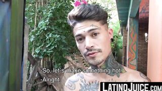 LatinoJuice.com - Etched latino Nacho and Kendro do horny and wild stuffs for the sak