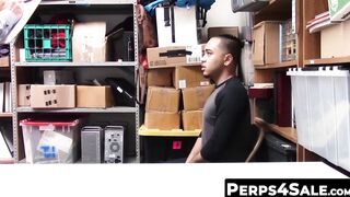 Perps4Sale.com - Horny hunk cop orders inked sweet suspect to suck his cock