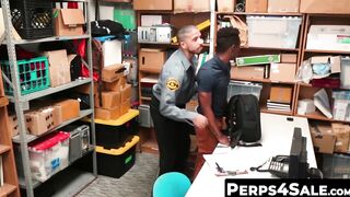 Perps4Sale.com - Muscle jock Officer Punishes Sweet Black Thief Juicy Ass