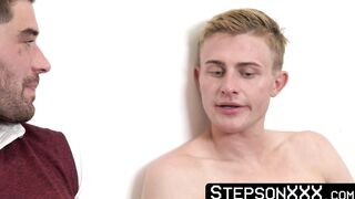 StepsonXXX.com - My blonde stepson Braden Taylor and I spends time bonding together b