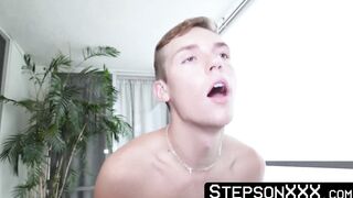 StepsonXXX.com - My sweaty stepdad Jax Thirio shoves his dick deep into my ass after
