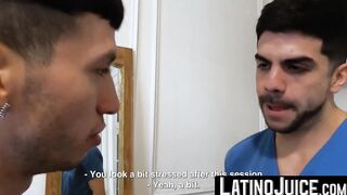 LatinoJuice.com - Latino doctors Leo and Cesar Rose having harcore gay sex