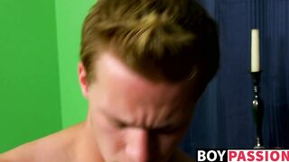 Billy fucks his ass with a toy and plays with a metal rod