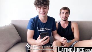 LatinoJuice.com - Making my bisexual boyfriend Joe Dave scream hard from our bareback