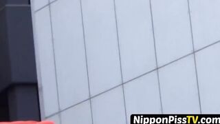 Japanese ladies cant battle the desire to piss in the city
