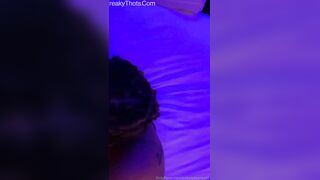 Busty Ebony Sucks Big Cock