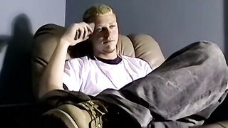 Hardcore doggystyle drill and blowjob with blonde twink