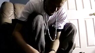 Hardcore doggystyle drill and blowjob with blonde twink
