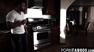 PornTaboos.com - Sexy brunette pleases dad and mom in a taboo family affair