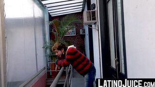 LatinoJuice.com - Pierced stud Chiwi Black swallows Latino gay Milo Star