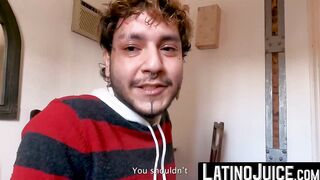 LatinoJuice.com - Pierced stud Chiwi Black swallows Latino gay Milo Star