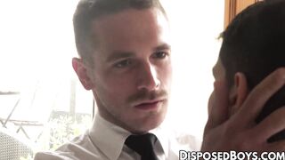 DisposedBoys.com - Inked Bastian Karim took a deep ass pounding in a bareback ass fuc