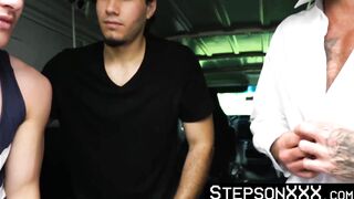 StepsonXXX.com - Athletic dude Josh Hunter experienced mustached Max Ferros deep thru