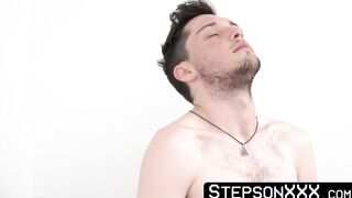 StepsonXXX.com - My stunning stepdad Chris Damned helps me to sleep by masturbating m