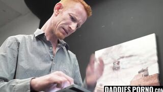 DaddiesPorno.com - Stop talking back and give your stepdad a steamy blowjob
