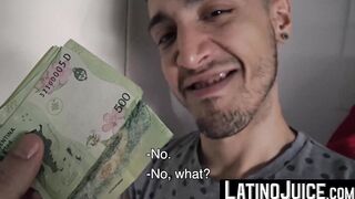 LatinoJuice.com - Alluring latino Herbert shoots out his hot milk while getting fucke