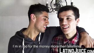 LatinoJuice.com - Latino Nicolas and Francis showered with my gooey cum after worship