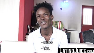LatinoJuice.com - Straight Jamaican Nico gobbles my dick then proceeds to hammer my a