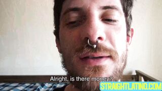 Curly bearded Arnold pierced deeply in the asss by two gigantic dicks