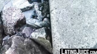 LatinoJuice.com - Handsome uber driver WIll skilfully devours two girthy cocks until