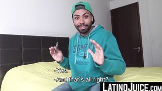 LatinoJuice.com - Bearded cute guy Thiago loves the flavor of my uncut boner and lusc
