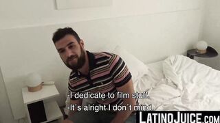 LatinoJuice.com - Horny guys Tommy and Walter revealed to me their cockswallowing and