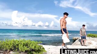 LatinoJuice.com - Devouring my stepdad Marcos dark cock until he spills loads of cum