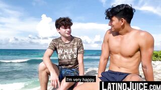 LatinoJuice.com - Devouring my stepdad Marcos dark cock until he spills loads of cum