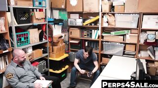 Perps4Sale.com - Slim twink thief drilled hard and ass pounded deep by thick dicked c